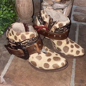 Freebird Saloon leopard booties